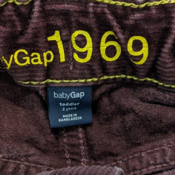 Baby Gap straight leg corduroys size 2T - Picture 4 of 4